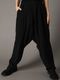 Ground Y�����饦��ɥ磻/TA/PE CREPE DE CHINE SAROUEL PANTS/BLACK