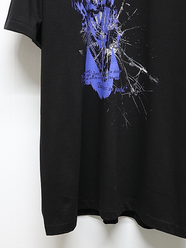 Ground Y�����饦��ɥ磻/20/- JERSEY CROW T-SHIRT/BLACK
