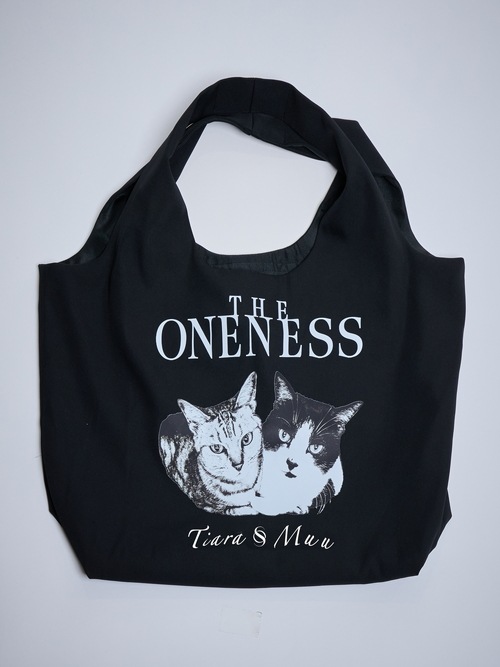 (ͽ���ʡ�8��9������ͽ��/THE ONENESS�������ͥ�/Recycle Polyester Charity Shoulder Tote Bag/Black