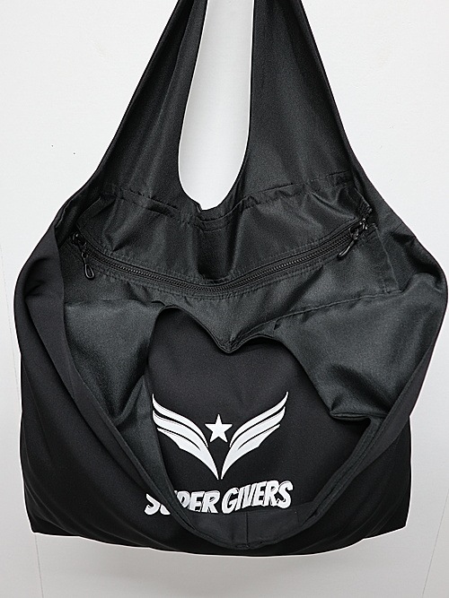 (ͽ���ʡ�8��9������ͽ��/THE ONENESS�������ͥ�/Recycle Polyester Charity Shoulder Tote Bag/Black
