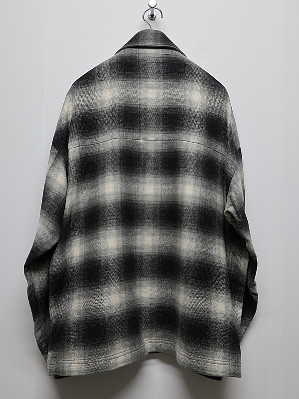 �㴰���RESOUND CLOTHING���ꥵ����ɥ���������/flannel check JK/BLACK