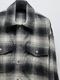 �㴰���RESOUND CLOTHING���ꥵ����ɥ���������/flannel check JK/BLACK