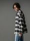 �㴰���RESOUND CLOTHING���ꥵ����ɥ���������/flannel check JK/BLACK
