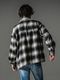 �㴰���RESOUND CLOTHING���ꥵ����ɥ���������/flannel check JK/BLACK