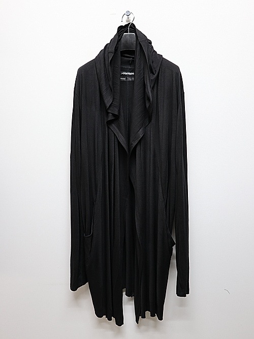 JULIUSꥦ/RAYON/SILK JERSEY CUT & SEWN2/BLACK.
