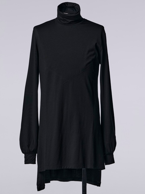 �㴰���THE ONENESS�������ͥ�/Tencel Jersey Turtle Neck Tunic/Black