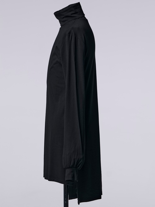 �㴰���THE ONENESS�������ͥ�/Tencel Jersey Turtle Neck Tunic/Black