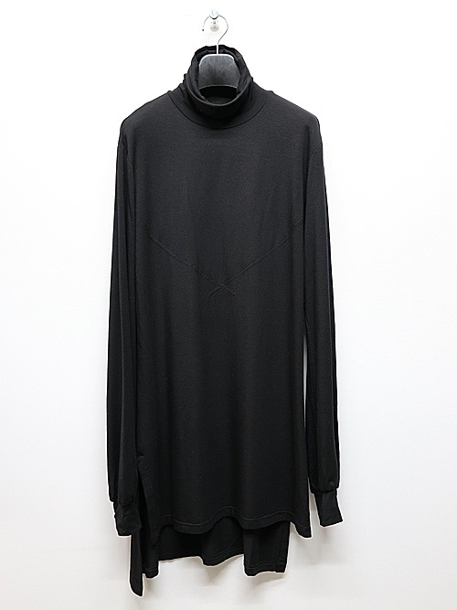 �㴰���THE ONENESS�������ͥ�/Tencel Jersey Turtle Neck Tunic/Black