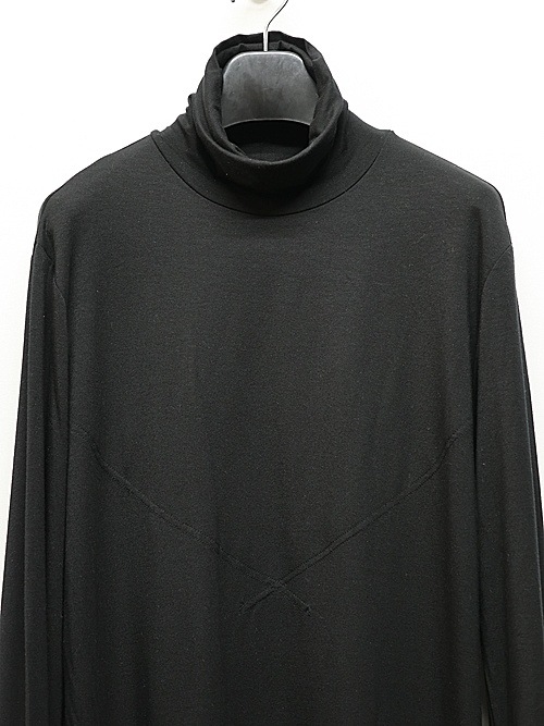 �㴰���THE ONENESS�������ͥ�/Tencel Jersey Turtle Neck Tunic/Black