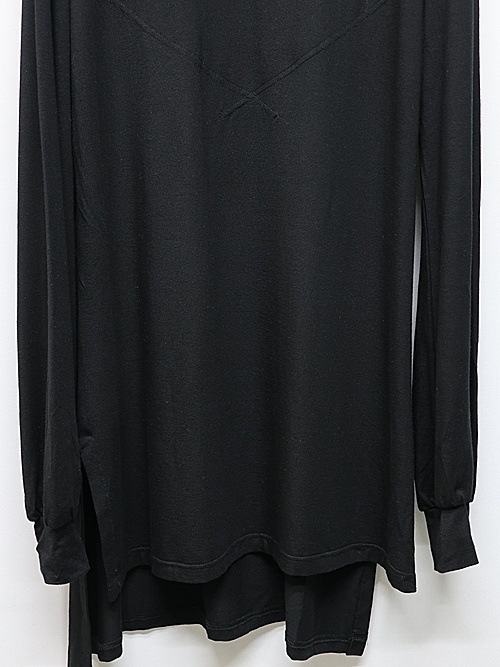 �㴰���THE ONENESS�������ͥ�/Tencel Jersey Turtle Neck Tunic/Black