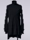 �㴰���THE ONENESS�������ͥ�/Tencel Jersey Turtle Neck Tunic/Black