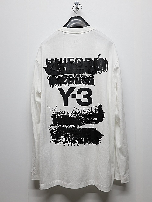 SALE30%OFF/Y-3磻꡼/U GFX LS TEE/CWHITE.