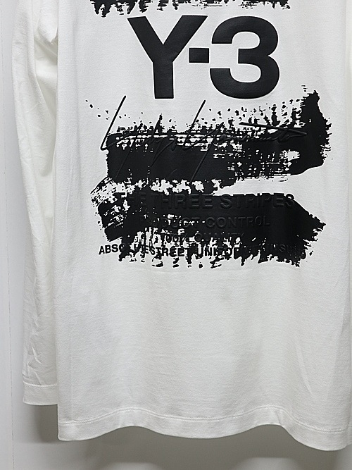 SALE30%OFF/Y-3磻꡼/U GFX LS TEE/CWHITE.