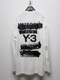 SALE30%OFF/Y-3磻꡼/U GFX LS TEE/CWHITE.