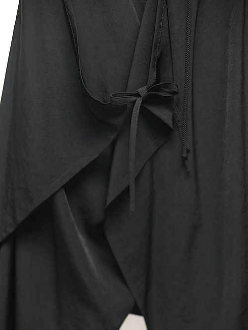 Ground Y�����饦��ɥ磻/TA/PE CREPE DE CHINE 3WAY SKIRT PANTS/BLACK
