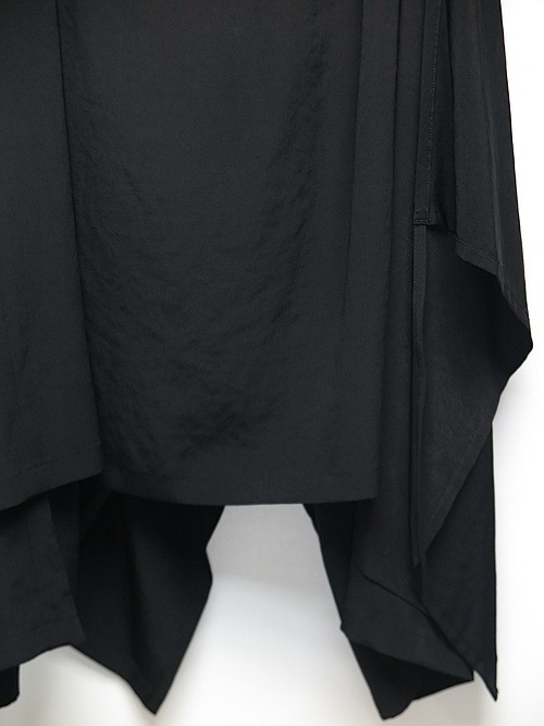 Ground Y�����饦��ɥ磻/TA/PE CREPE DE CHINE 3WAY SKIRT PANTS/BLACK