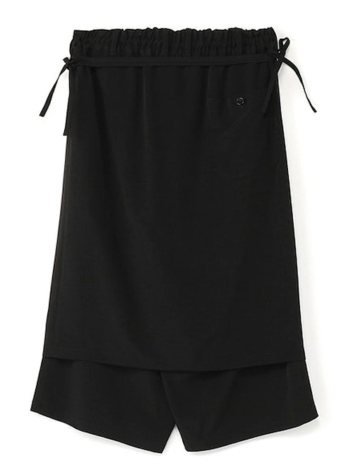 Ground Y�����饦��ɥ磻/TA/PE CREPE DE CHINE 3WAY SKIRT PANTS/BLACK