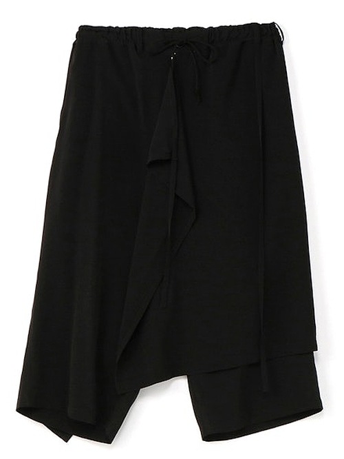 Ground Y�����饦��ɥ磻/TA/PE CREPE DE CHINE 3WAY SKIRT PANTS/BLACK