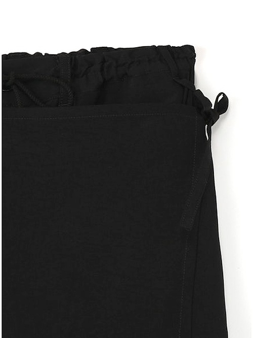 Ground Y�����饦��ɥ磻/TA/PE CREPE DE CHINE 3WAY SKIRT PANTS/BLACK
