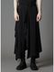Ground Y�����饦��ɥ磻/TA/PE CREPE DE CHINE 3WAY SKIRT PANTS/BLACK