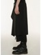 Ground Y�����饦��ɥ磻/TA/PE CREPE DE CHINE 3WAY SKIRT PANTS/BLACK