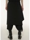 Ground Y�����饦��ɥ磻/TA/PE CREPE DE CHINE 3WAY SKIRT PANTS/BLACK