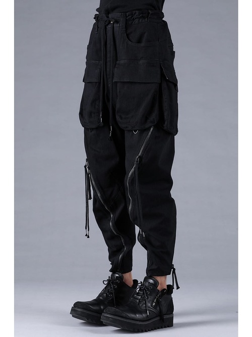 (ͽʡ13ͽ/D.HYGENǥϥ/ȥåǥ˥ॸåץ㥹֥륫åץɥѥ/BLACK