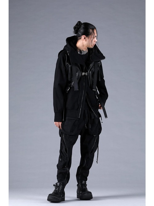 (ͽʡ13ͽ/D.HYGENǥϥ/ȥåǥ˥ॸåץ㥹֥륫åץɥѥ/BLACK