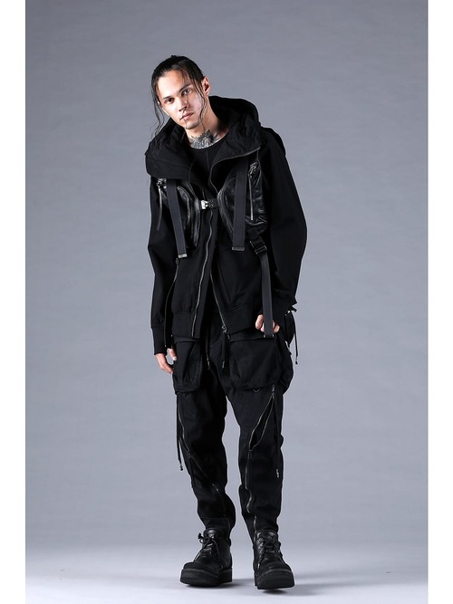 (ͽʡ13ͽ/D.HYGENǥϥ/ȥåǥ˥ॸåץ㥹֥륫åץɥѥ/BLACK