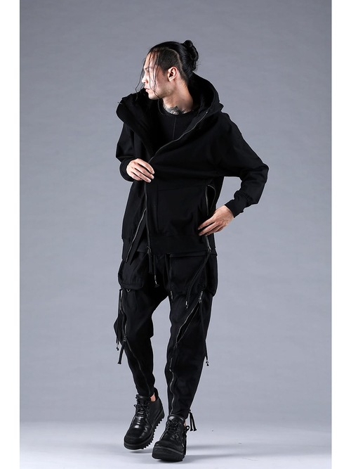 (ͽʡ13ͽ/D.HYGENǥϥ/ȥåǥ˥ॸåץ㥹֥륫åץɥѥ/BLACK