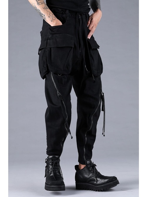 (ͽʡ13ͽ/D.HYGENǥϥ/ȥåǥ˥ॸåץ㥹֥륫åץɥѥ/BLACK