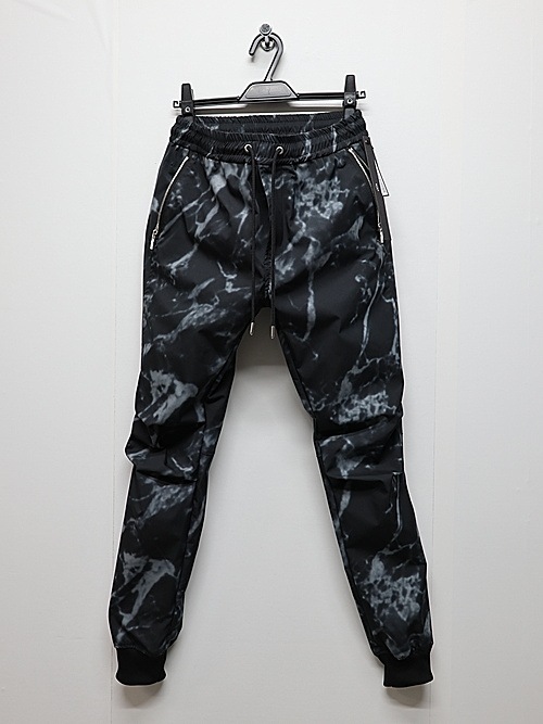 wjk�����֥른��������/tuck rib pants/mono print