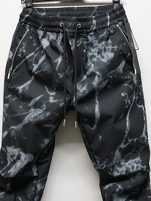 wjk�����֥른��������/tuck rib pants/mono print