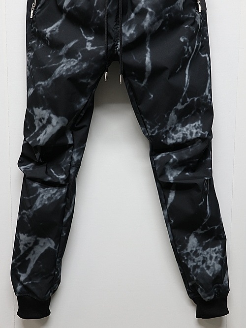 wjk�����֥른��������/tuck rib pants/mono print