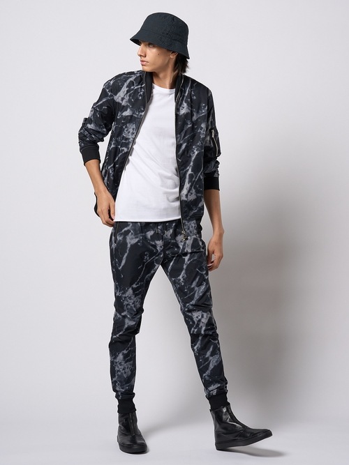 (ͽ���ʡ�2��3������ͽ��/wjk�����֥른��������/tuck rib pants/mono print