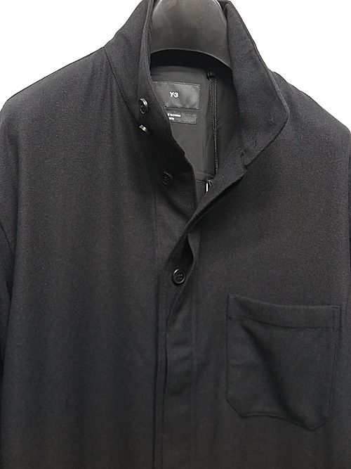 SALE40%OFF/Y-3磻꡼/FLANNEL SHIRT BLACK.