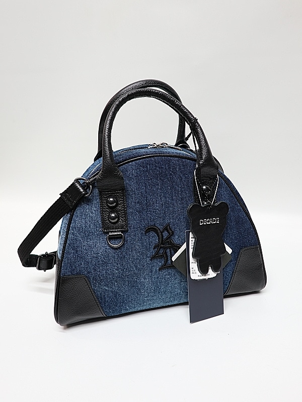RESOUND CLOTHING���ꥵ����ɥ���������/denim mini boston bag/DENIM