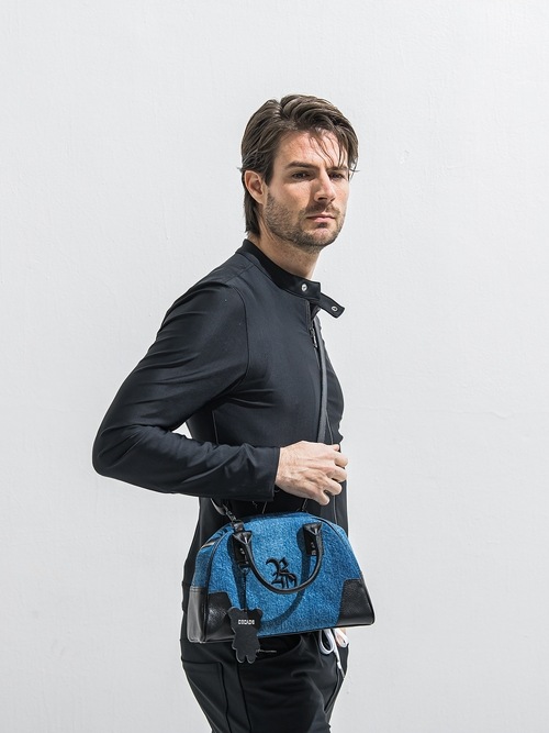 RESOUND CLOTHING���ꥵ����ɥ���������/denim mini boston bag/DENIM
