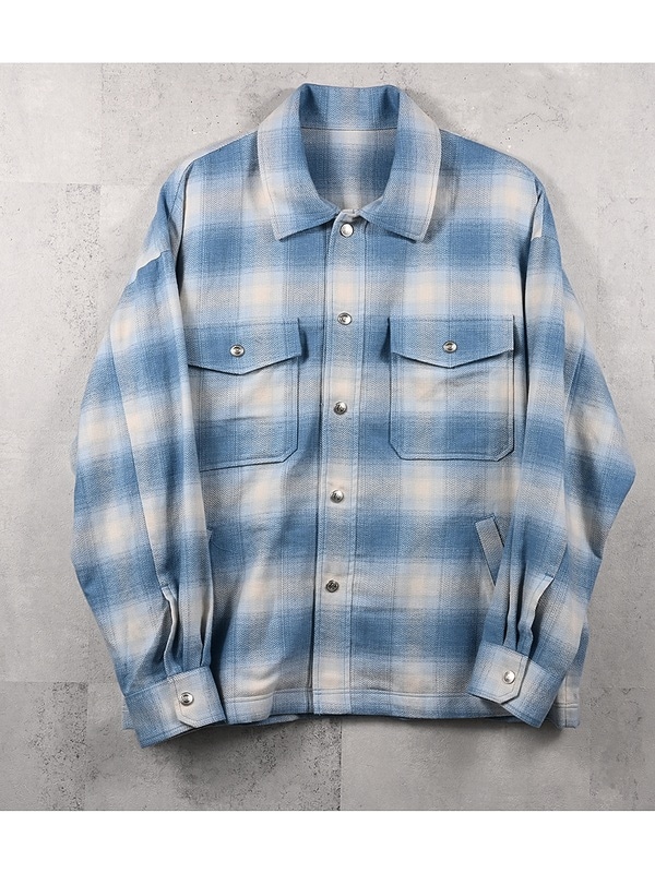 (ͽ���ʡ�9��10������ͽ��/41TH RESOUND CLOTHING���ꥵ����ɥ���������/flannel check JK/SAX