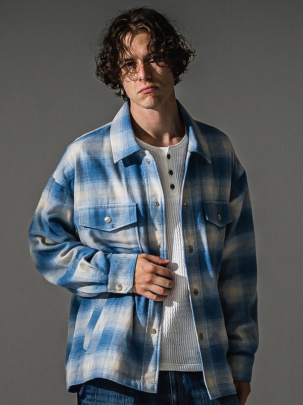 (ͽ���ʡ�9��10������ͽ��/41TH RESOUND CLOTHING���ꥵ����ɥ���������/flannel check JK/SAX