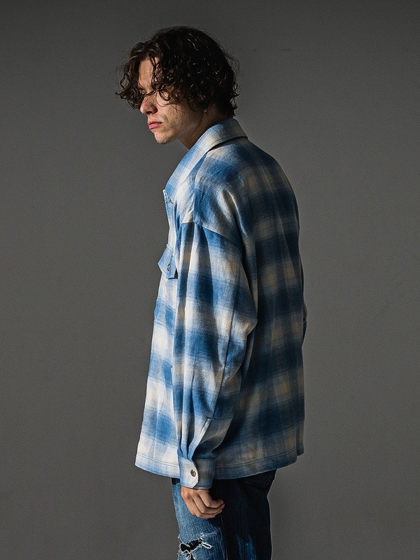 (ͽ���ʡ�9��10������ͽ��/41TH RESOUND CLOTHING���ꥵ����ɥ���������/flannel check JK/SAX