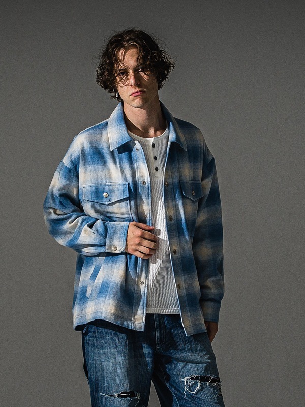 (ͽ���ʡ�9��10������ͽ��/41TH RESOUND CLOTHING���ꥵ����ɥ���������/flannel check JK/SAX