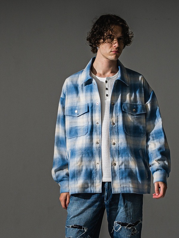 (ͽ���ʡ�9��10������ͽ��/41TH RESOUND CLOTHING���ꥵ����ɥ���������/flannel check JK/SAX