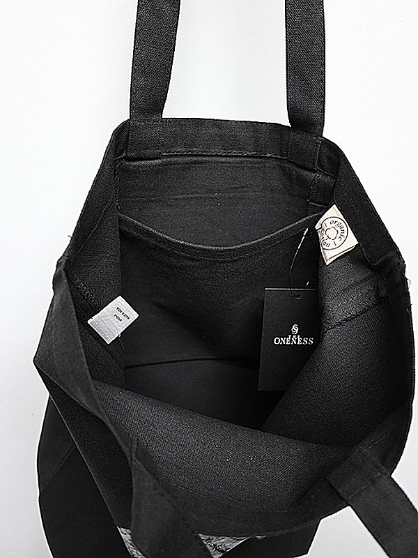 (ͽ���ʡ�2��3������ͽ��/THE ONENESS�������ͥ�/Canvas ��ǭCharity Tote Bag/Black