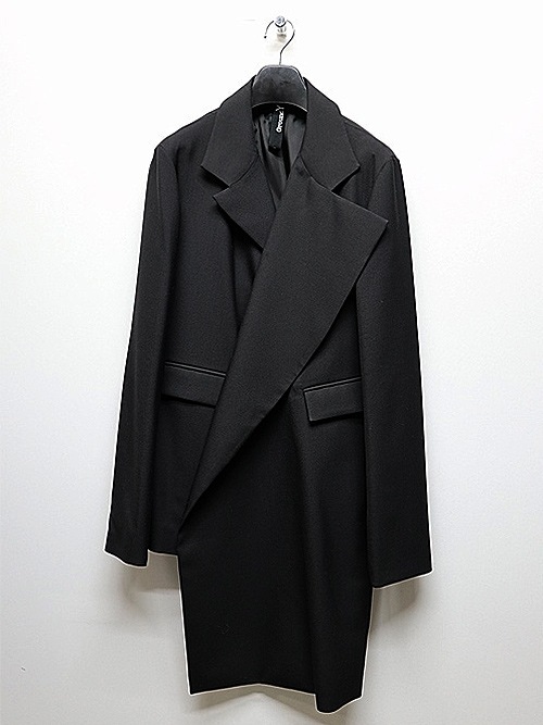 Ground Y�����饦��ɥ磻/W/GABARDINE ASYMMETRY JKT/BLACK