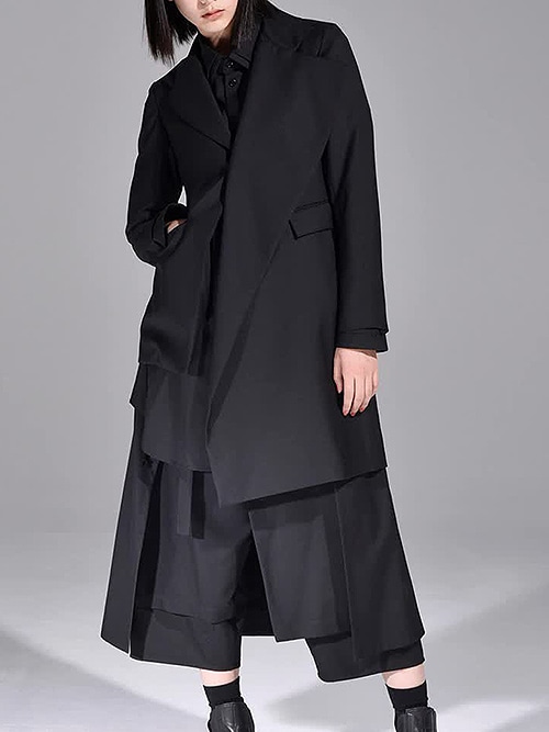 Ground Y饦ɥ磻/W/GABARDINE ASYMMETRY JKT/BLACK