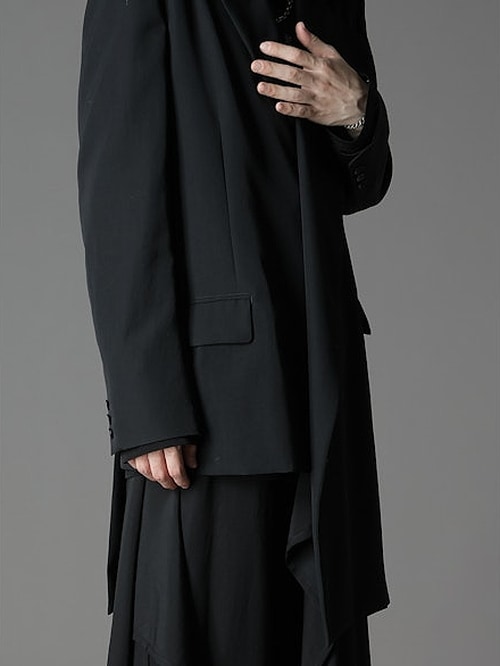 Ground Y饦ɥ磻/W/GABARDINE ASYMMETRY JKT/BLACK
