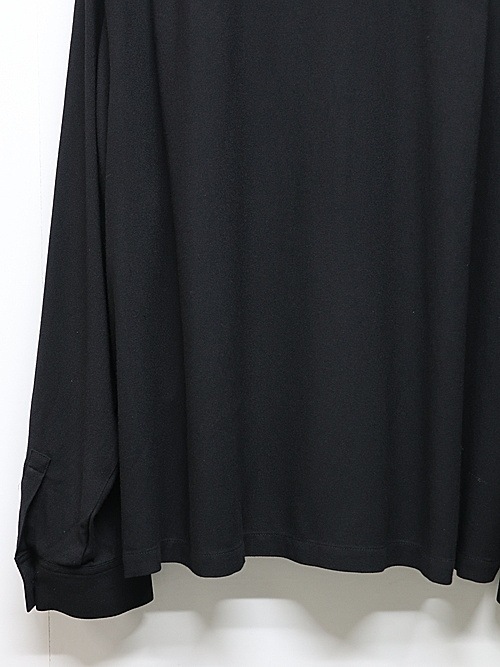 LAD MUSICIAN����å� �ߥ塼�������/RAYON TWILL FRONT ZIP SHIRT/BLACK