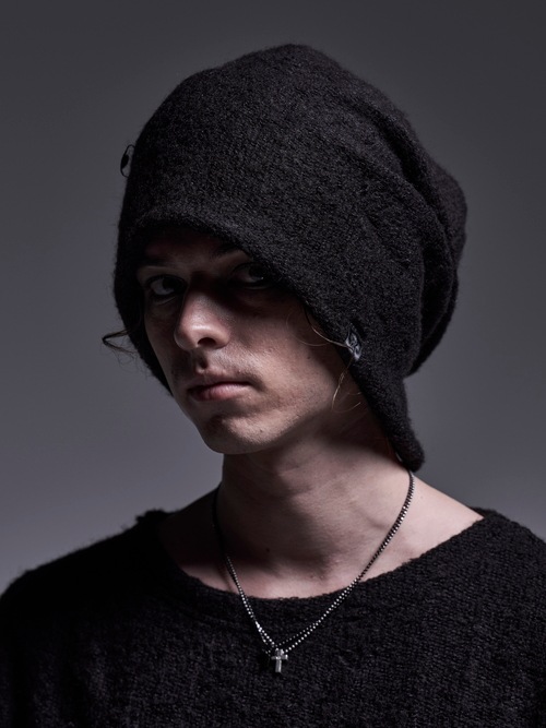 kiryuyrik奦奦/Border Cap/Black&Black