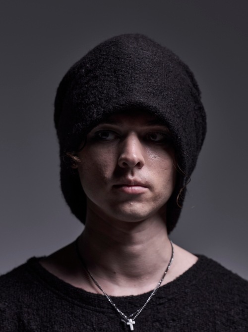 kiryuyrik奦奦/Border Cap/Black&Black